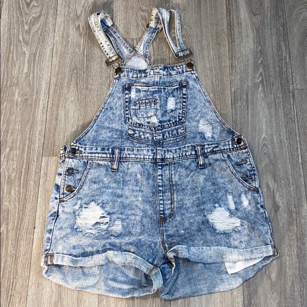 Distressed Overalls